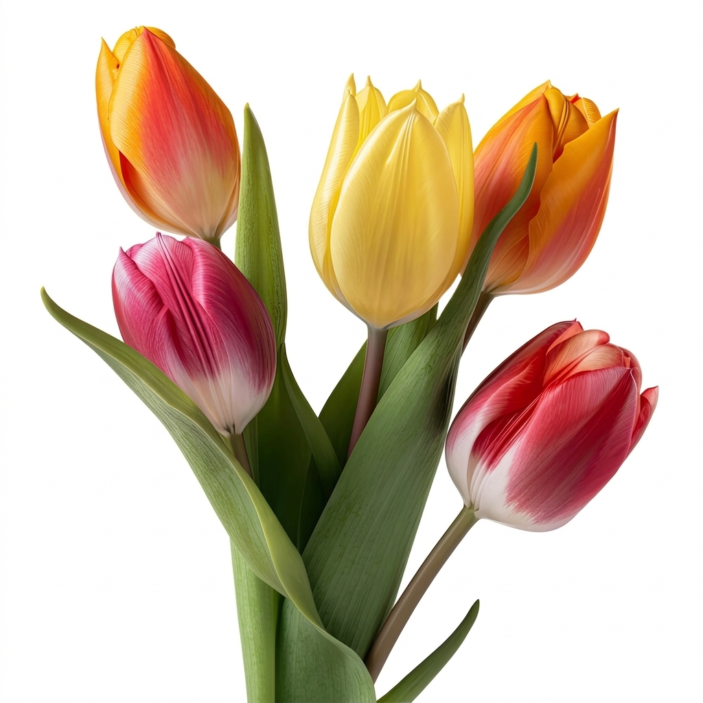 5 Tulipanes